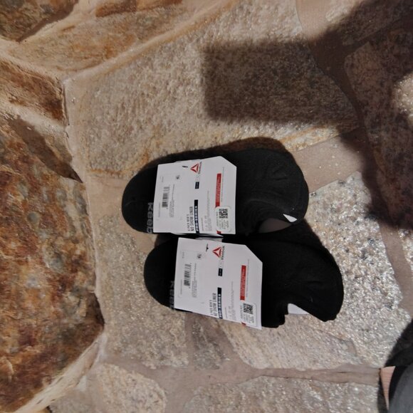 Reebok Men's Pro-Series No Show Liner Black Socks 2 Packs Size 6 - 12.5 NWT - Picture 6 of 6